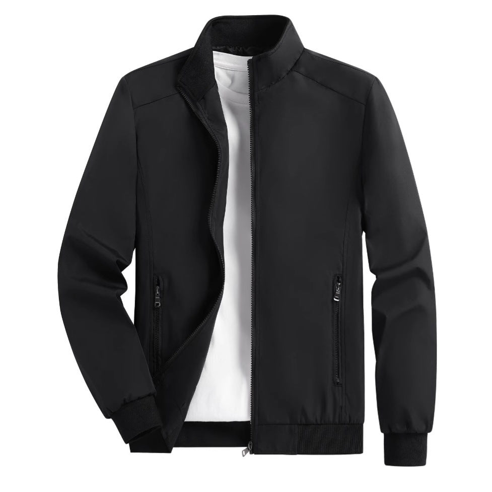 Executive Men’s Spring & Autumn Casual Jacket | Plus Size Lightweight Coat for Daily & Outdoor Wear