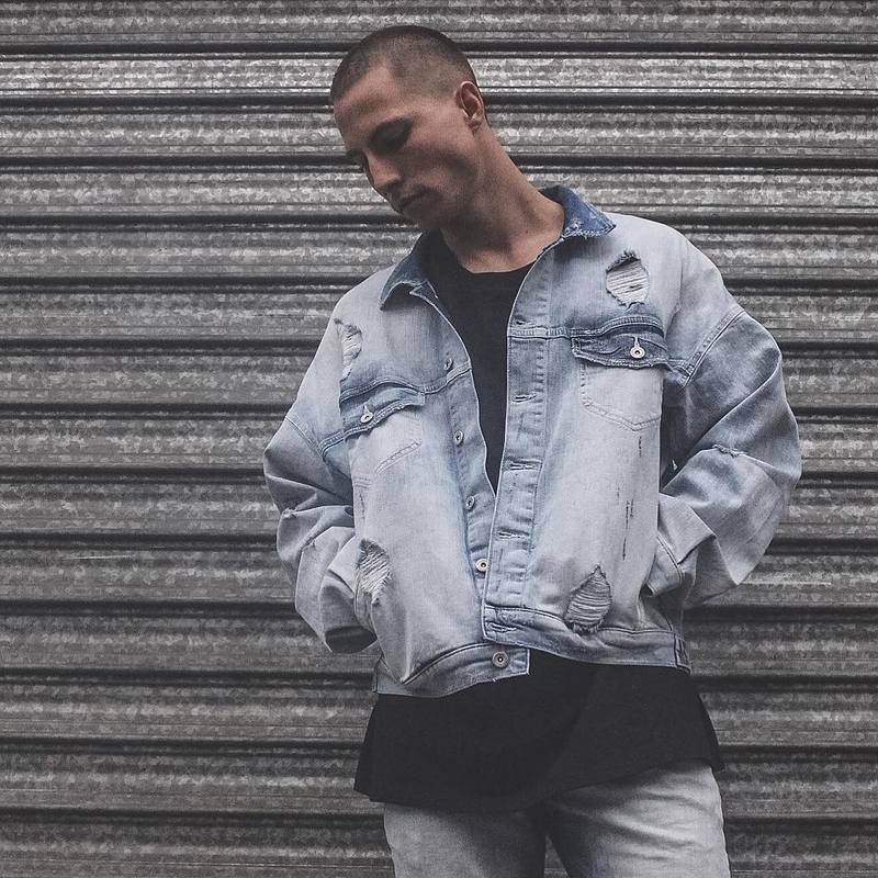 Loose Shoulder Batwing Sleeve Men’s Coat – Trendy Cotton Casual Outerwear | Dashingpoint