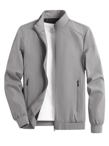 Executive Men’s Spring & Autumn Casual Jacket | Plus Size Lightweight Coat for Daily & Outdoor Wear
