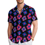 Men’s Floral Print Casual Shirt | Summer Short Sleeve Loose Fit | Trendy Youth Fashion Top