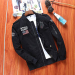 Men’s Flight Jacket Baseball Uniform | Casual Autumn Bomber Style Coat for Everyday Fashion