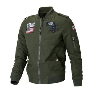 Men’s Flight Jacket Baseball Uniform | Casual Autumn Bomber Style Coat for Everyday Fashion