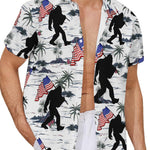 Men’s Floral Print Casual Shirt | Summer Short Sleeve Loose Fit | Trendy Youth Fashion Top