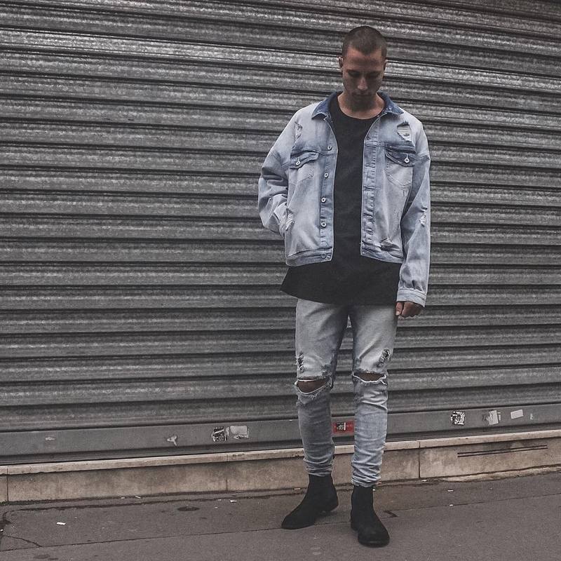 Loose Shoulder Batwing Sleeve Men’s Coat – Trendy Cotton Casual Outerwear | Dashingpoint