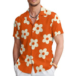 Men’s Floral Print Casual Shirt | Summer Short Sleeve Loose Fit | Trendy Youth Fashion Top