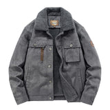 Men’s Deerskin Jacket – Autumn & Winter Windproof Heat-Insulated Business Casual Outerwear