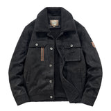 Men’s Deerskin Jacket – Autumn & Winter Windproof Heat-Insulated Business Casual Outerwear