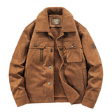 Men’s Deerskin Jacket – Autumn & Winter Windproof Heat-Insulated Business Casual Outerwear
