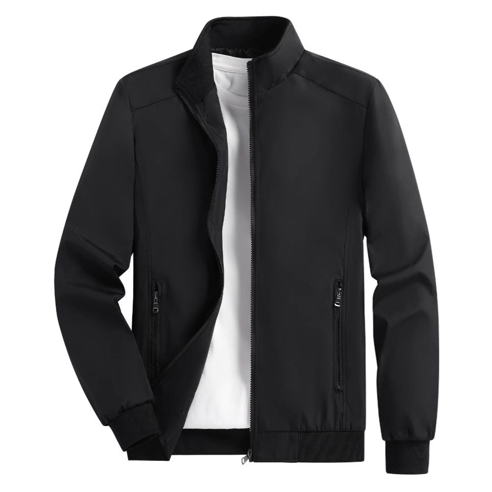 Executive Men’s Spring & Autumn Casual Jacket | Plus Size Lightweight Coat for Daily & Outdoor Wear