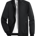 Executive Men’s Spring & Autumn Casual Jacket | Plus Size Lightweight Coat for Daily & Outdoor Wear